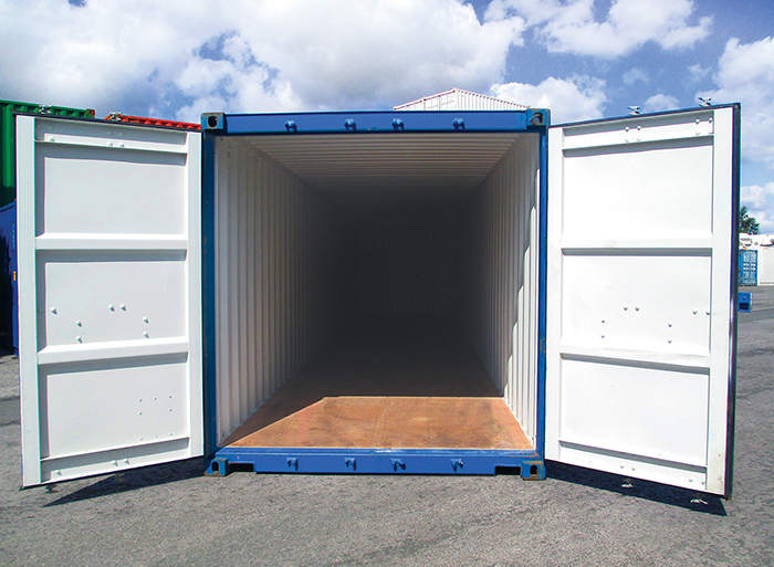 40-FUSS-HC-TRANSPORTBEHÄLTER MIT ZWEI TÜREN